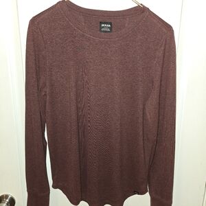Prana Women's Burgundy Long Sleeve